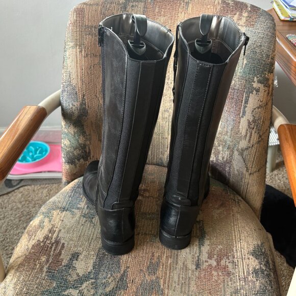 Ladies Wide Calf Knee High Boots - Picture 4 of 8